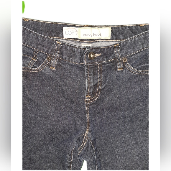 LOFT curvy boot jeans - Picture 4 of 6